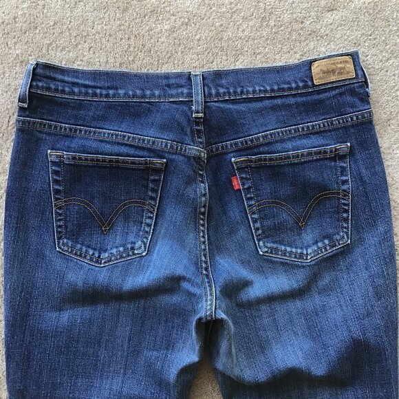 LEVIS 515 10 MEDIUM BOOT CUT BLUE JEANS - Picture 2 of 7